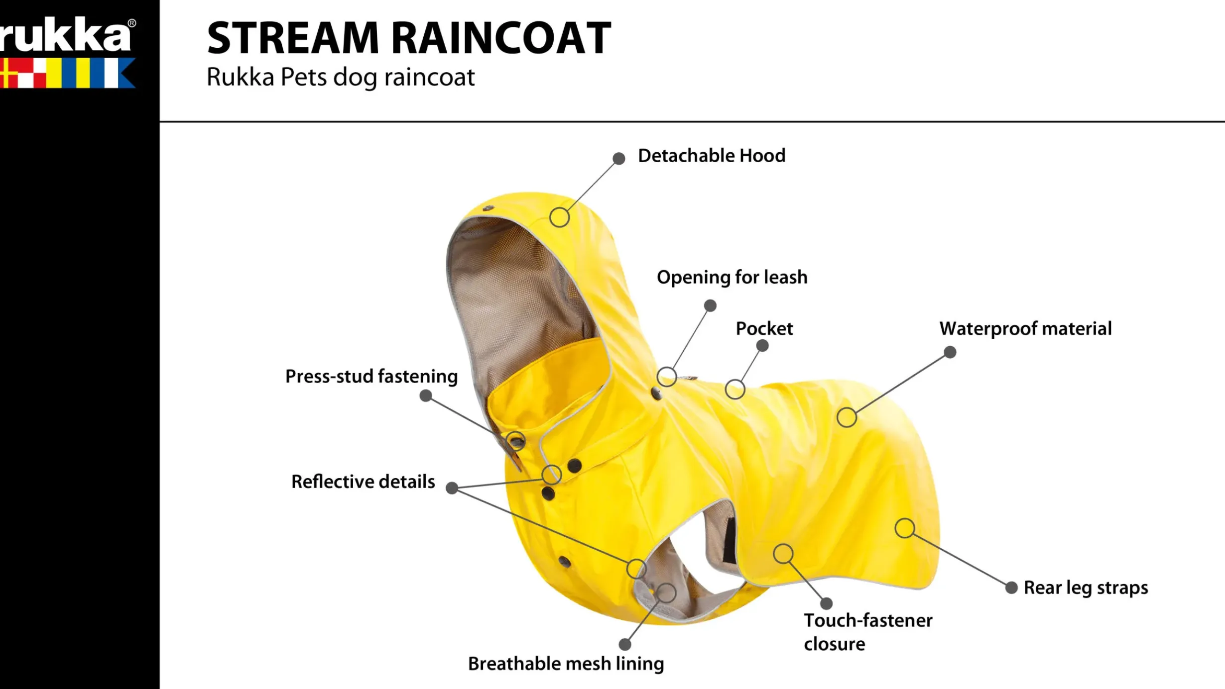 Outlet Stream raincoat Koiran Sadetakit
